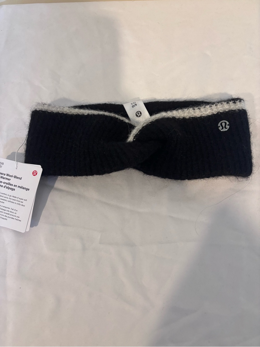 lululemon Alpaca Wool-blend Black Ear Warmer O/S